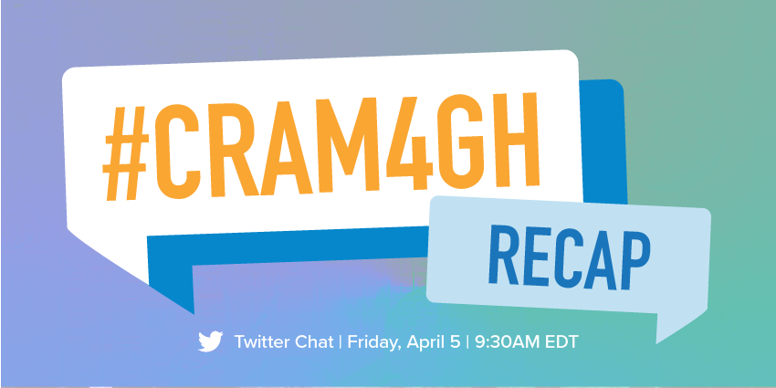 #CRAM4GH Twitter Chat