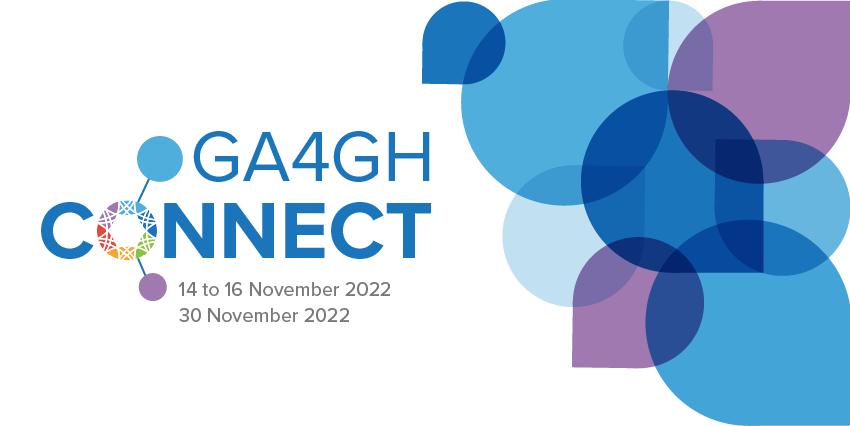 Logo and graphical theme for GA4GH Virtual Connect 2022