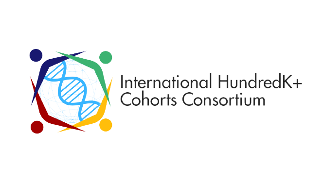 Logo for International HundredK+ Cohorts Consortium