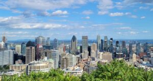 Photograph of the Montreal city scape